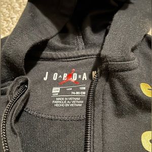 Jordan Onsie - 12m size - black and gold